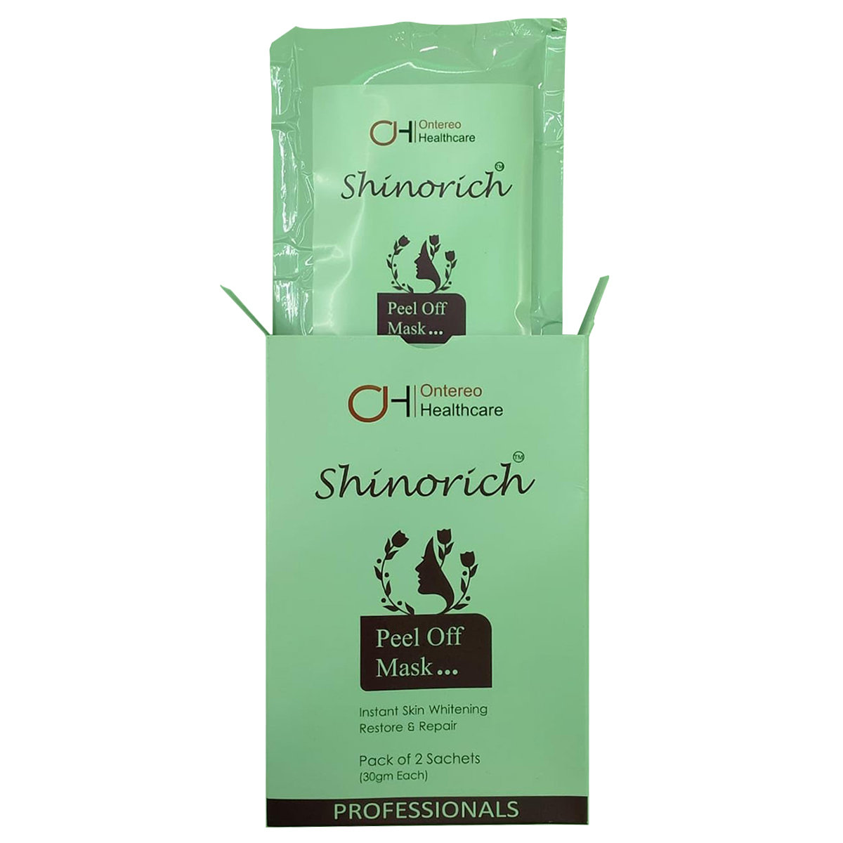 Shinorich Peel Off Mask, 2 Sachets (2x30gm), Pack of 1 Shinorich Peel Off Mask, 2 Sachets (2x30gm), Pack of 1