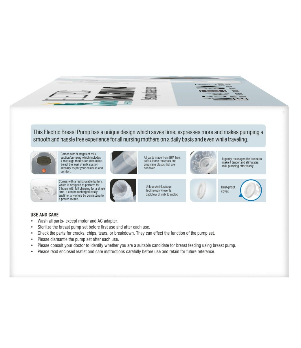 Apollo Pharmacy Electric Breast Pump, 1 Count, Pack of 1 Apollo Pharmacy Electric Breast Pump, 1 Count, Pack of 1