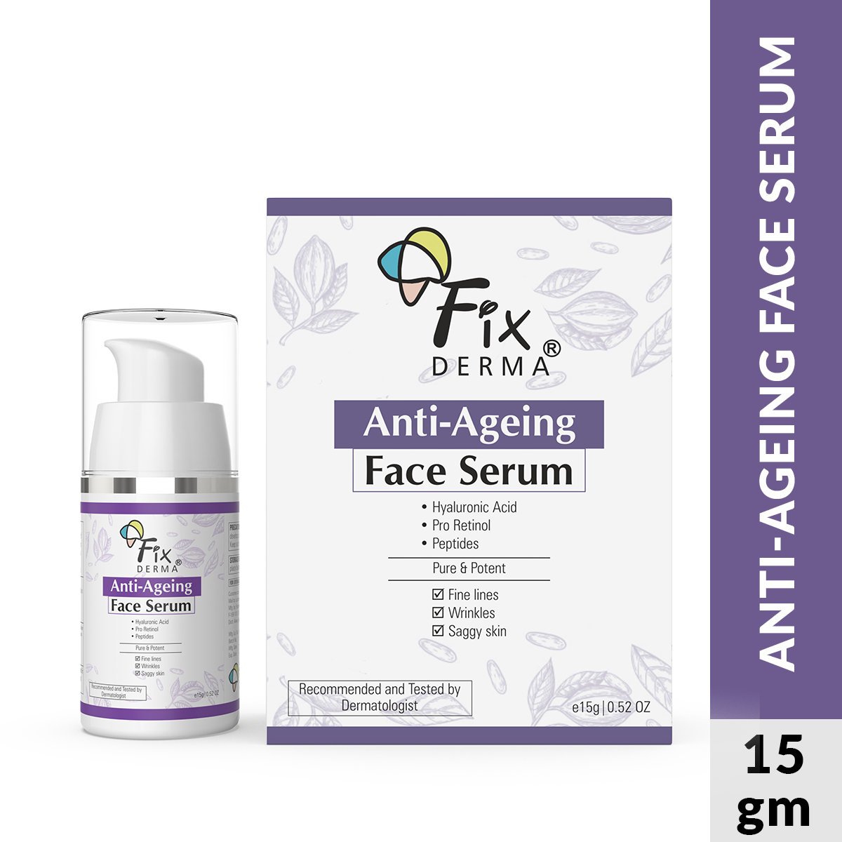 Fixderma Anti-Ageing Face Serum 15 gm, Pack of 1 Fixderma Anti-Ageing Face Serum 15 gm, Pack of 1