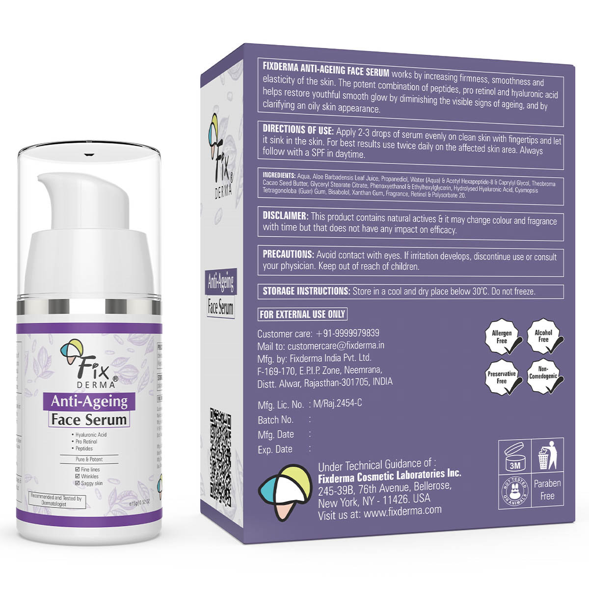 Fixderma Anti-Ageing Face Serum 15 gm, Pack of 1 Fixderma Anti-Ageing Face Serum 15 gm, Pack of 1
