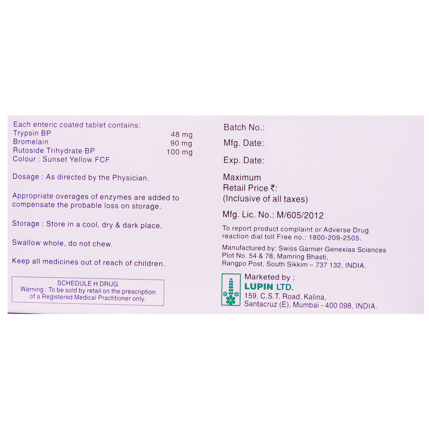 SIGNOHEAL TABLET, Pack of 10 SIGNOHEAL TABLET, Pack of 10