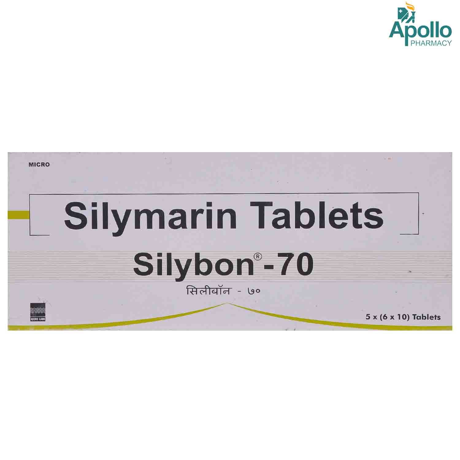Buy Silybon-70 Tablet 10's Online