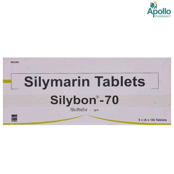Silybon-70 Tablet 10's, Pack of 10 TABLETS