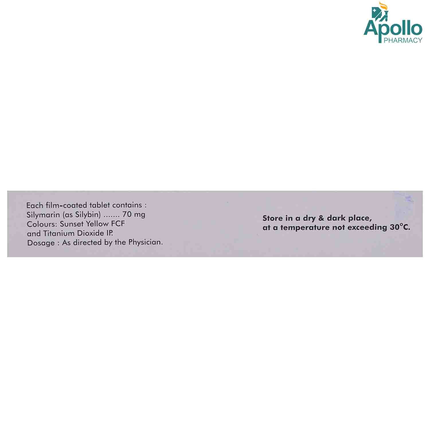 Silybon-70 Tablet 10's, Pack of 10 TABLETS Silybon-70 Tablet 10's, Pack of 10 TABLETS