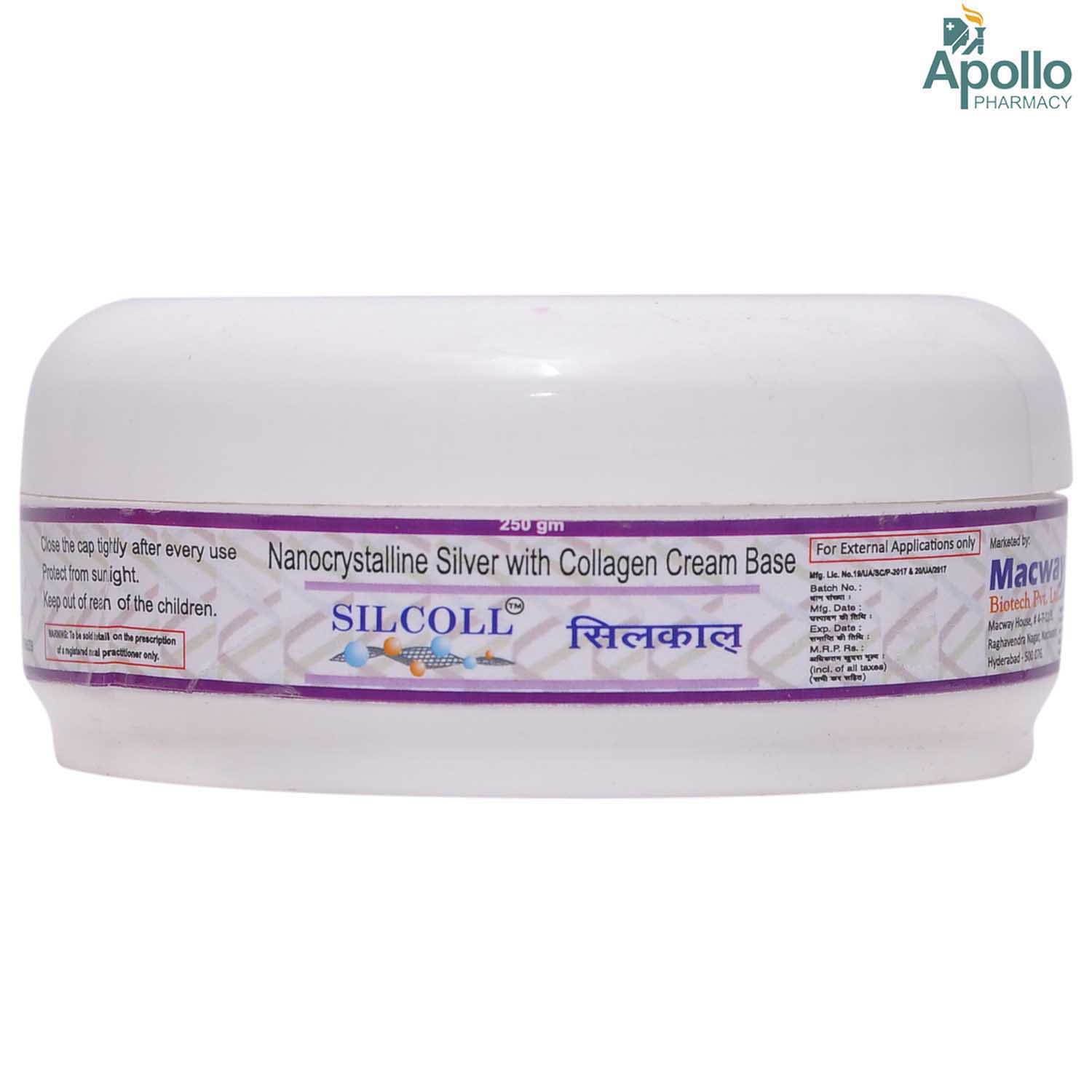 Silcoll Cream 250 gm, Pack of 1 CREAM Silcoll Cream 250 gm, Pack of 1 CREAM