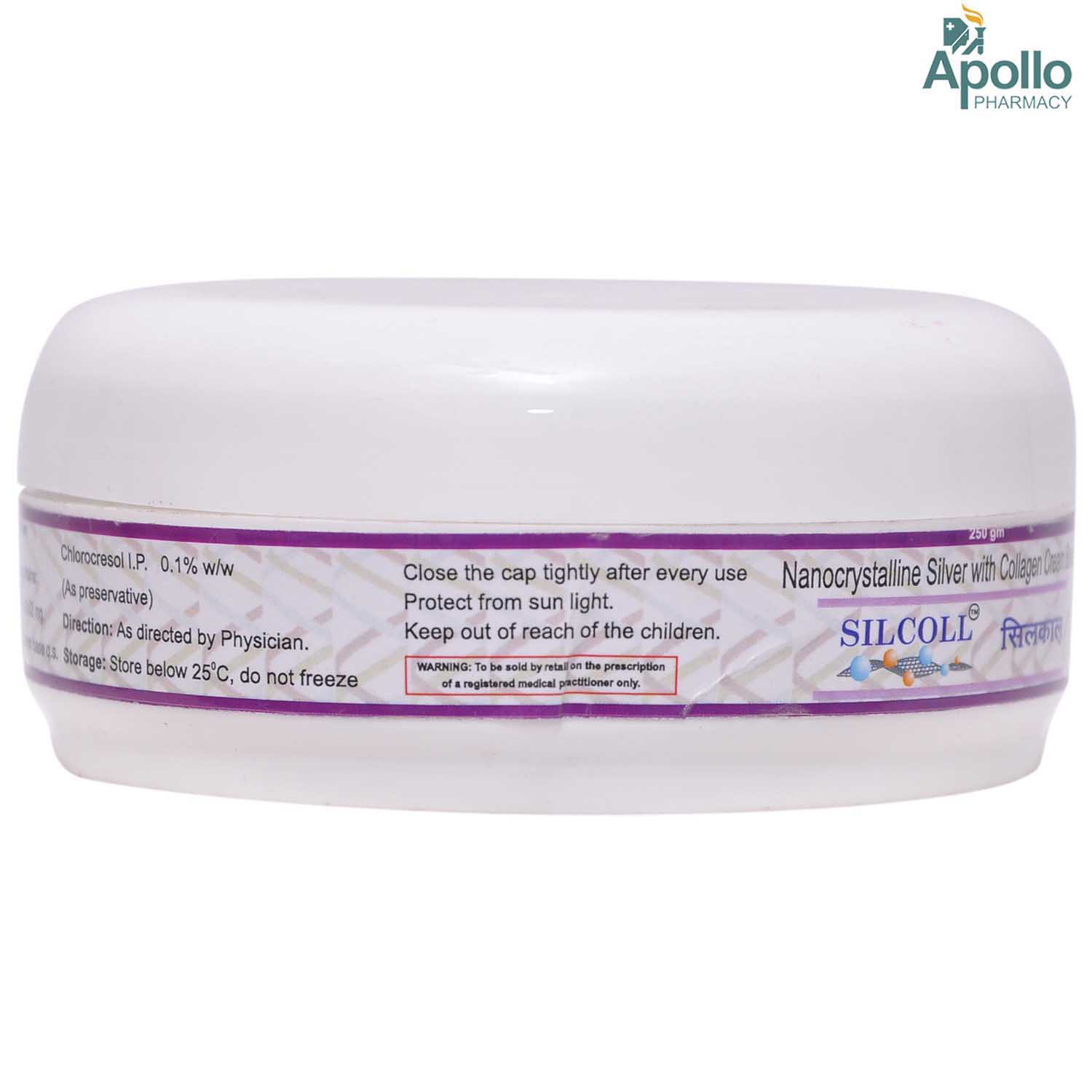 Silcoll Cream 250 gm, Pack of 1 CREAM Silcoll Cream 250 gm, Pack of 1 CREAM