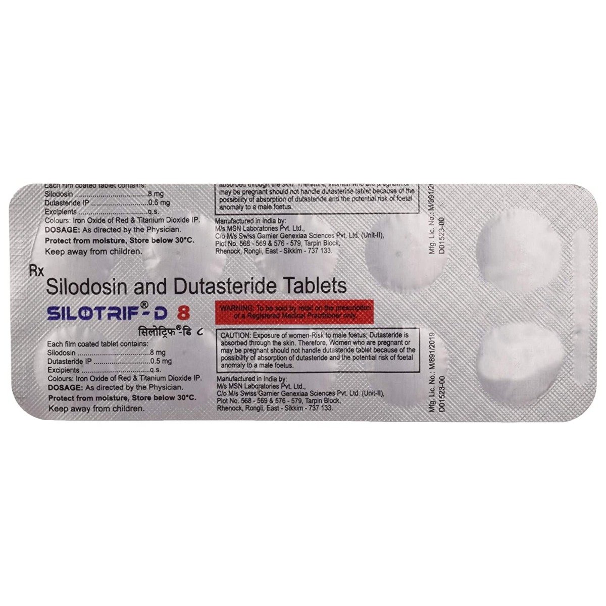 Silotrif-D 8 Capsule 10's, Pack of 10 Silotrif-D 8 Capsule 10's, Pack of 10