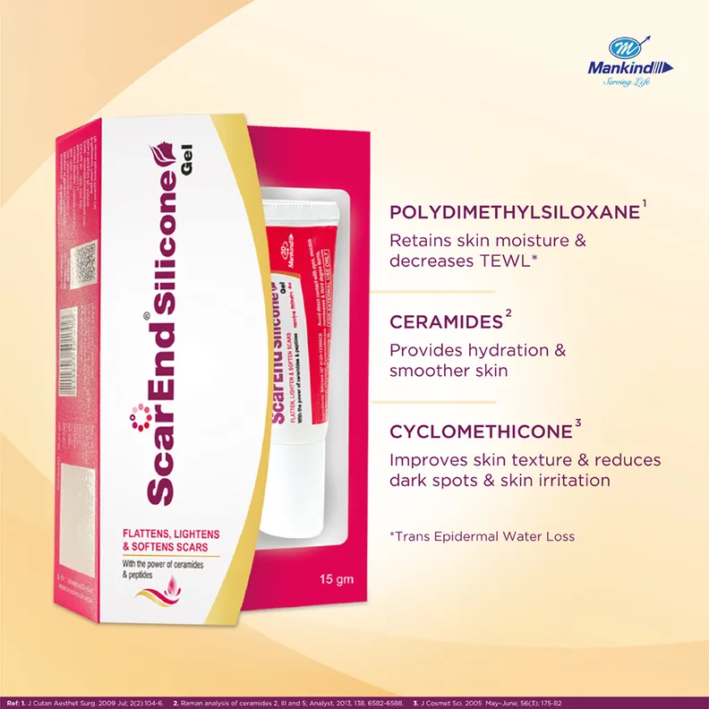 Buy ScarEnd Silicone Gel 15 gm | 19 Minutes Delivery | Apollo Pharmacy