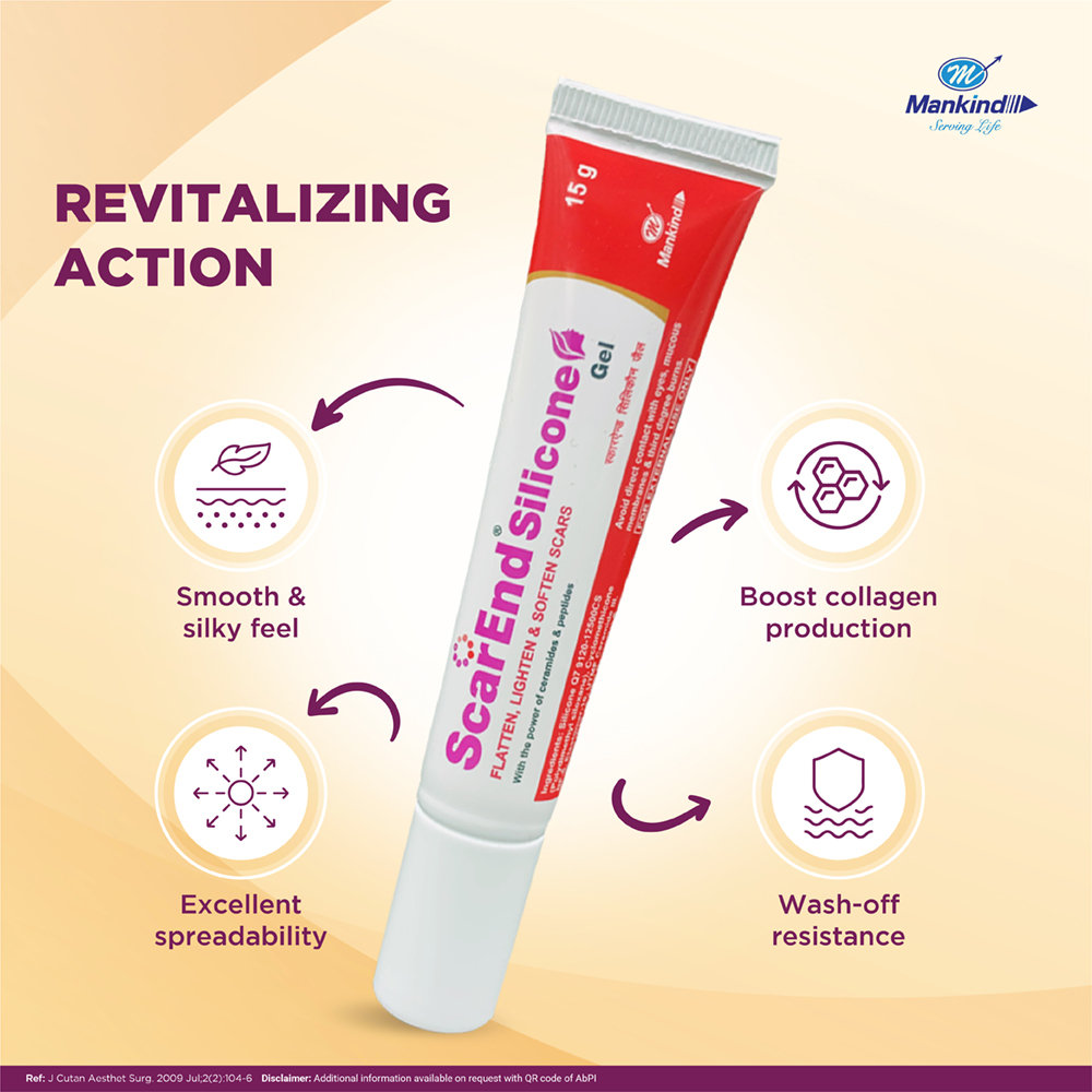 Buy ScarEnd Silicone Gel 15 gm | 19 Minutes Delivery | Apollo Pharmacy