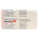 Simvotin 10 Tablet 10's, Pack of 10 TABLETS