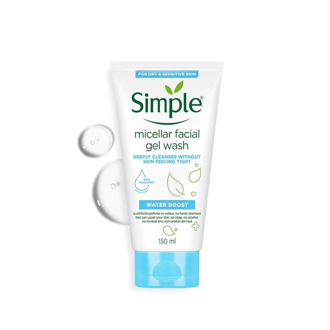 Buy Simple Kind to Skin Water Boost Micellar Gel Wash, 150 ml Online