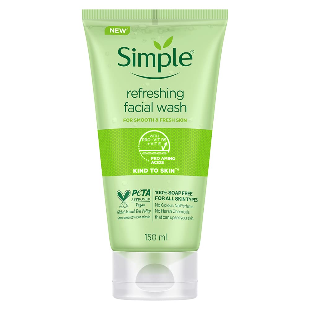 Buy Simple Kind to Skin Refreshing Facial Wash, 150 ml Online