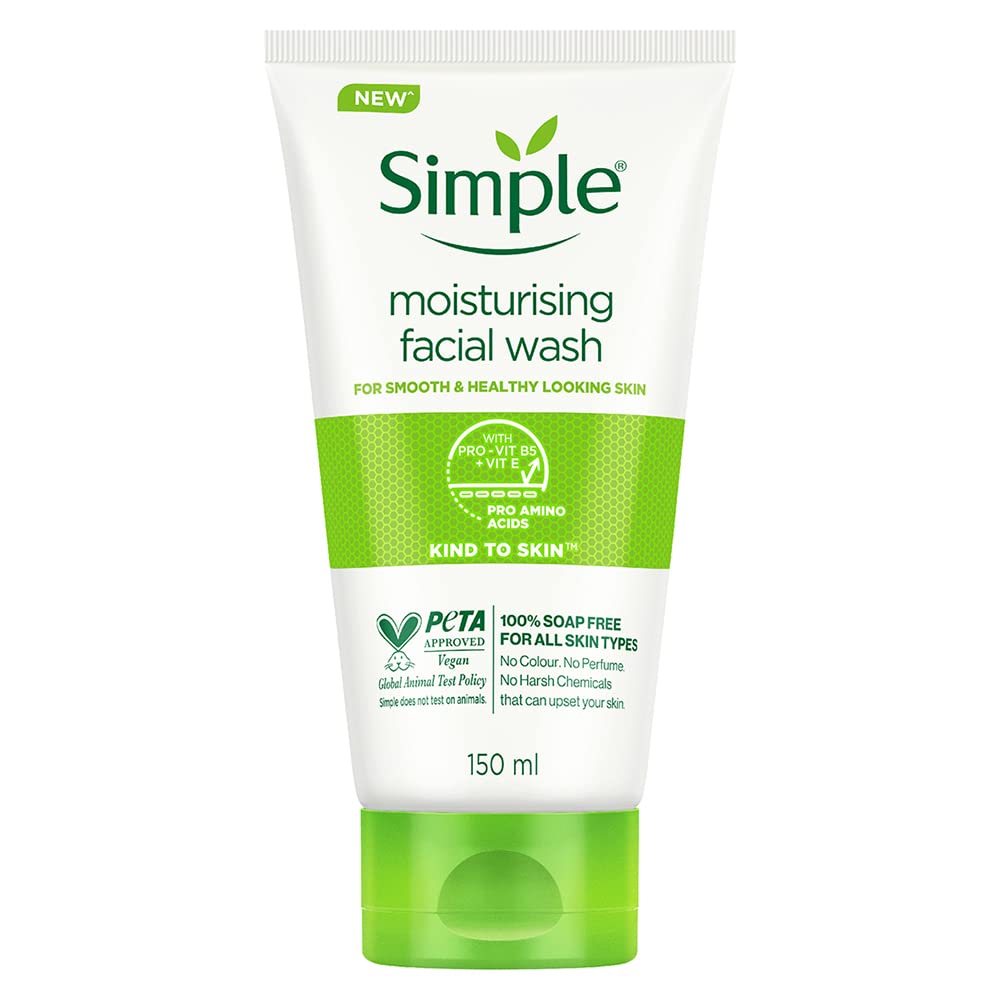 Buy Simple Kind To Skin Moisturising Facial Wash, 150 ml Online