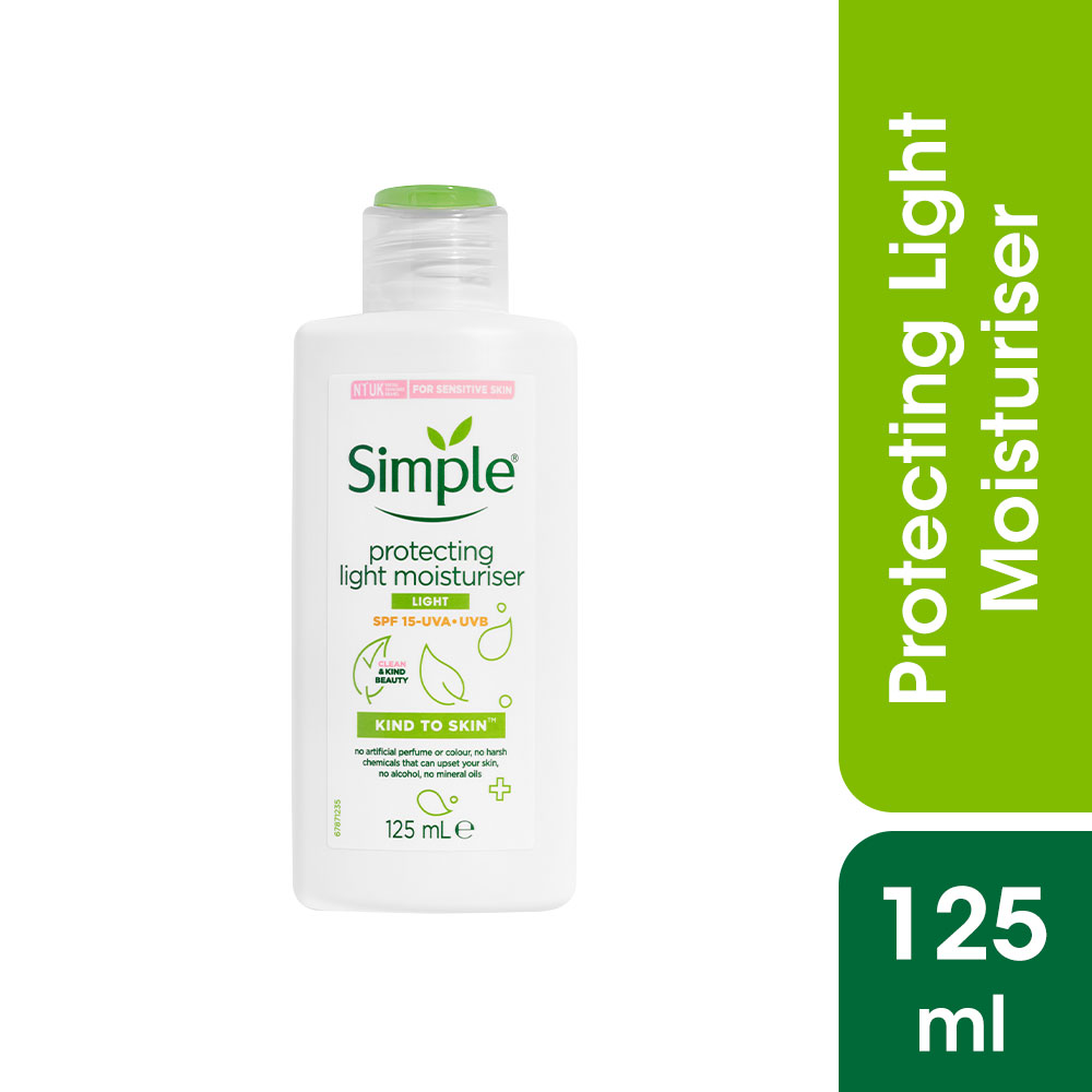 Simple Kind To Skin Protecting Light Moisturiser, 125 ml, Pack of 1 Simple Kind To Skin Protecting Light Moisturiser, 125 ml, Pack of 1