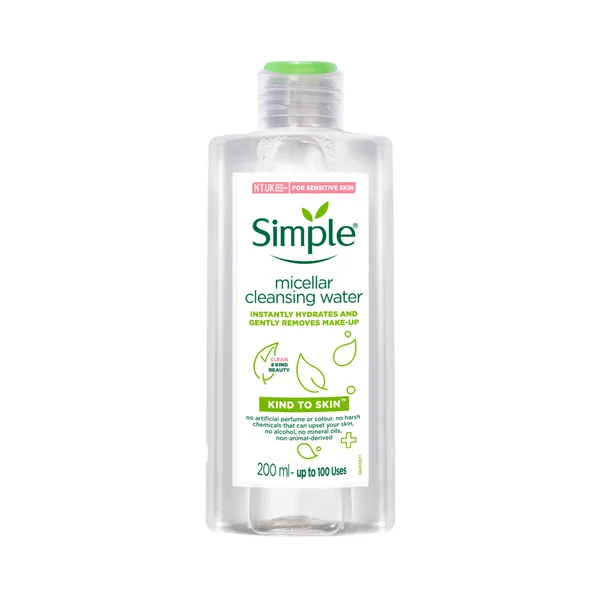 Simple Kind To Skin Micellar Cleansing Water, 200 ml, Pack of 1