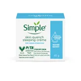 Simple Water Boost Skin Quench Sleeping Creme, 40 gm, Pack of 1