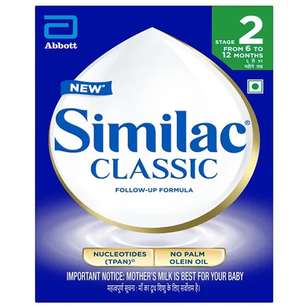 Similac Classic Follow-Up Formula Stage 2 Powder (After 6 Months), 800 gm (2x400 gm) Refill Pack