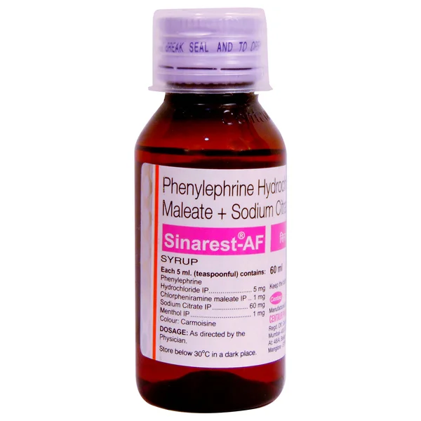 Sinarest-AF Syrup 60 ml, Pack of 1 SYRUP