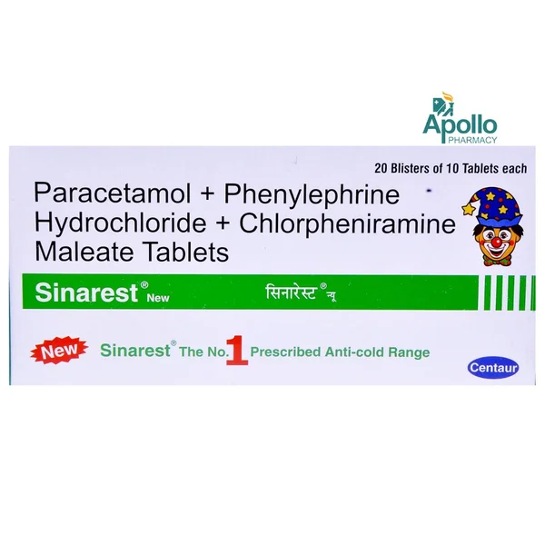 Sinarest Tablet 10's