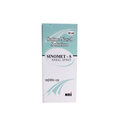 Sinomet S Nasal Spray 10ml, Pack of 1 Nasal spray