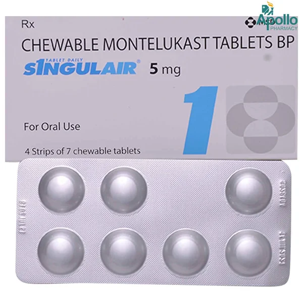 Singulair 5 Tablet 7's