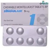 Singulair 5 Tablet 7's, Pack of 7 TABLETS