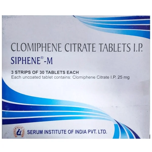 Siphene-M 25 Tablet 30's, Pack of 30 TABLETS