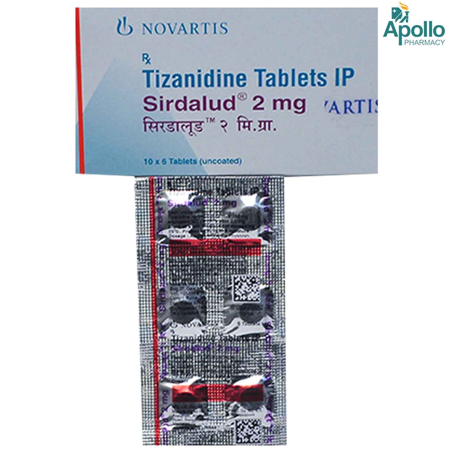 Buy SIRDALUD 2MG TABLET Online