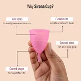 Sirona Pad-Free Periods Menstrual Cup Medium, 1 Count, Pack of 1