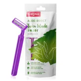 Sirona Aloe-Boost Disposable Twin Blade Razor for Women, 1 Count, Pack of 1
