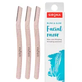 Sirona Blink &amp; Glow Facial Razor For Women, 3 Count, Pack of 1