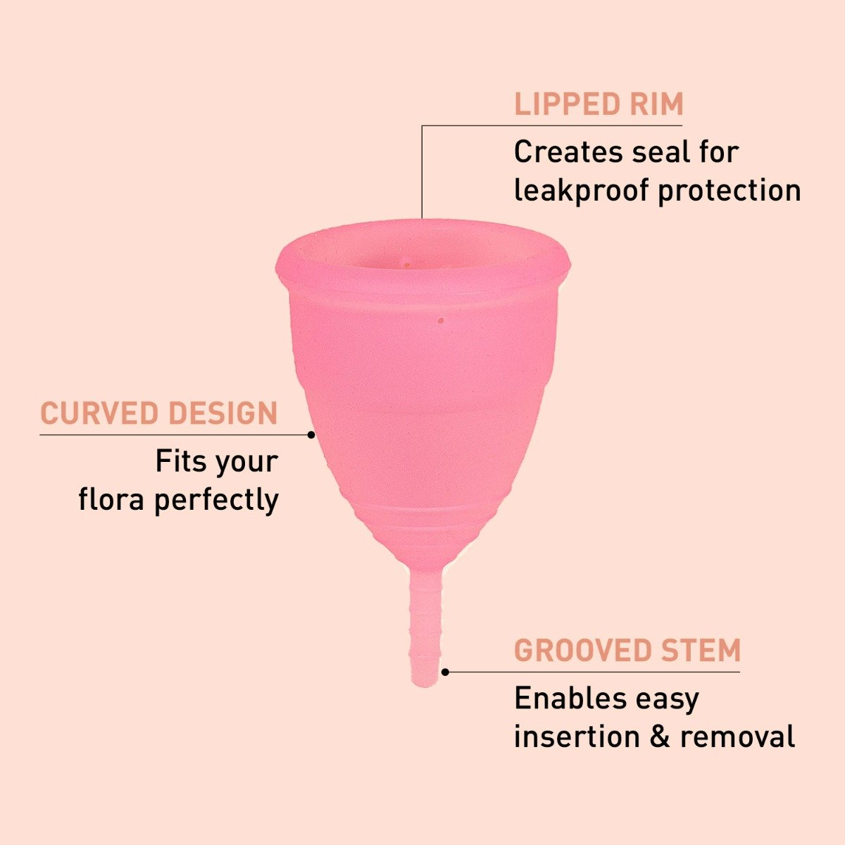 Sirona Pad-Free Menstrual Cup Medium, 1 Kit, Pack of 1 Sirona Pad-Free Menstrual Cup Medium, 1 Kit, Pack of 1