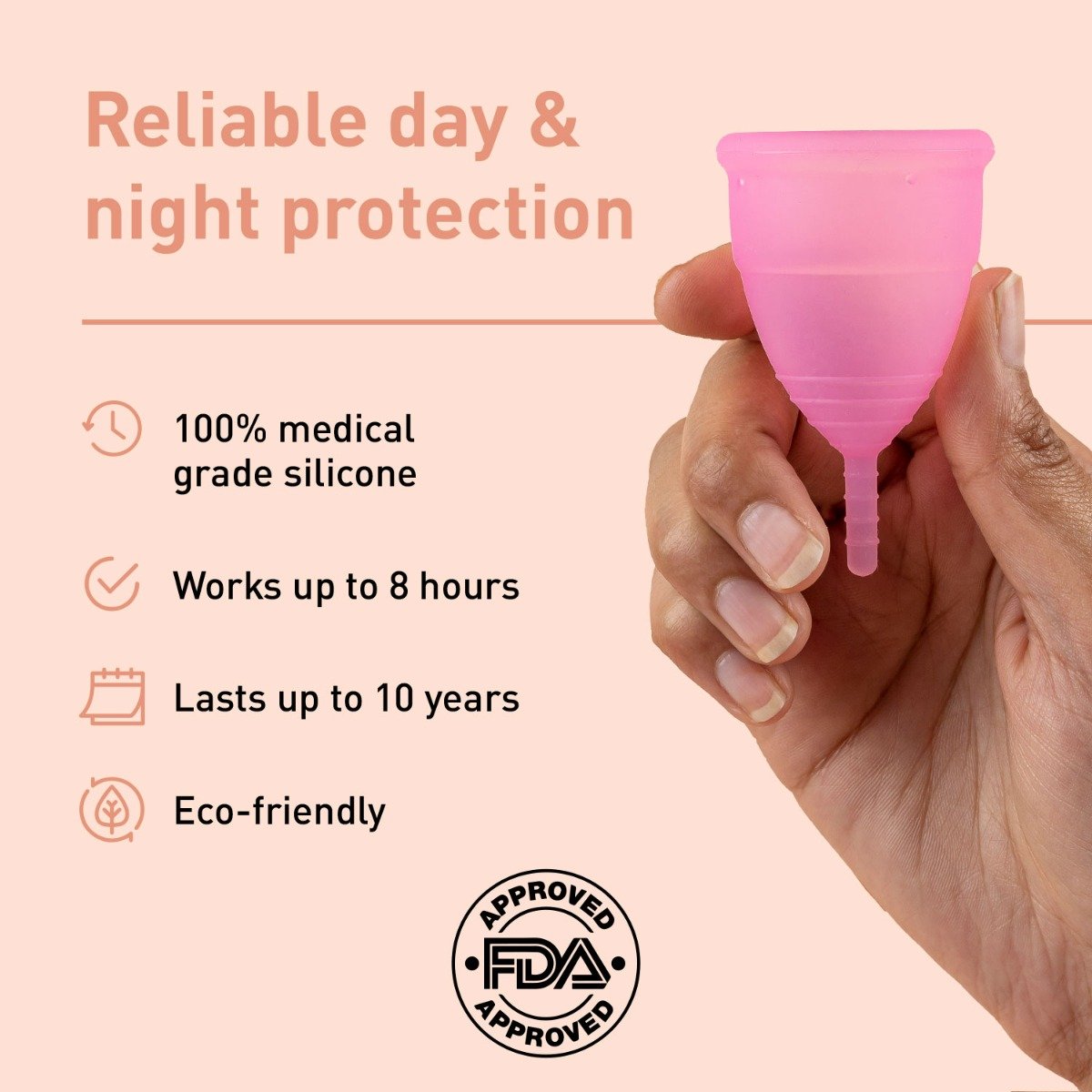 Sirona Pad-Free Menstrual Cup Medium, 1 Kit, Pack of 1 Sirona Pad-Free Menstrual Cup Medium, 1 Kit, Pack of 1