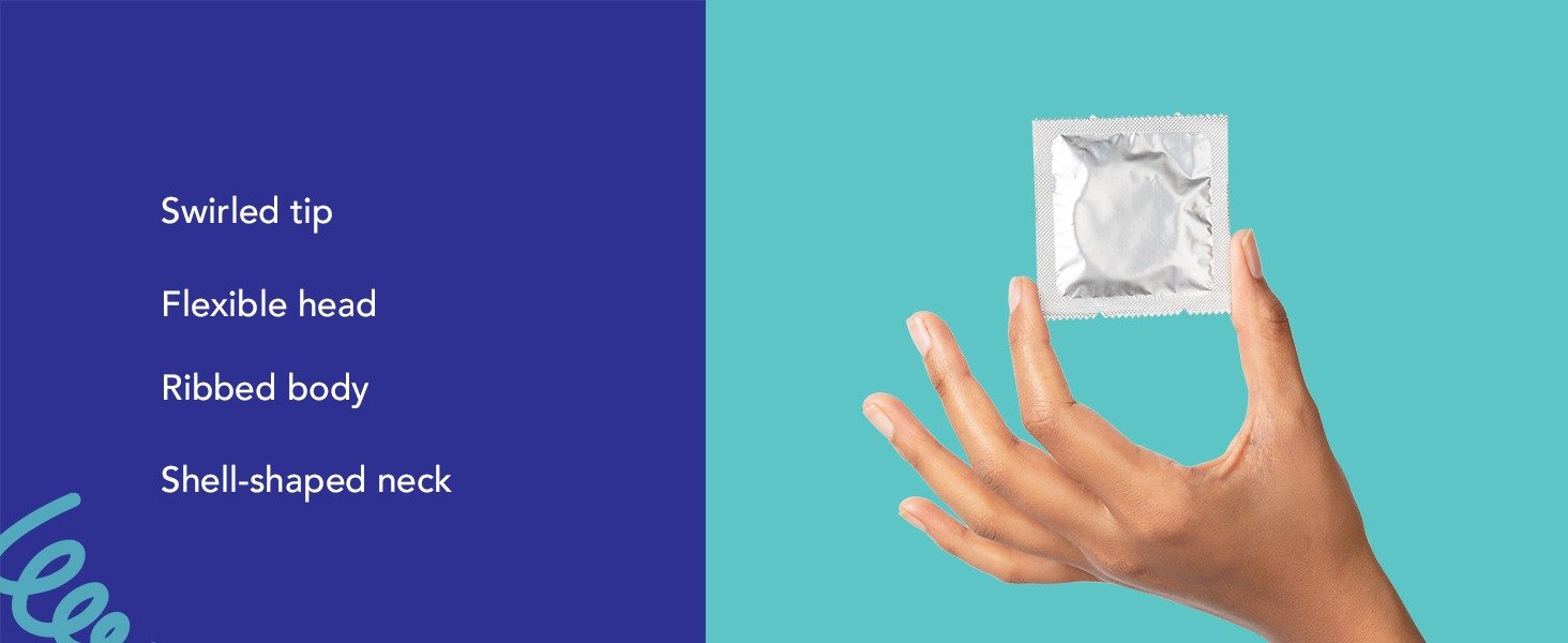 Sirona Bleu Spiral Condoms with 100% Natural Latex, Toxin Free, 8 Count, Pack of 1 Sirona Bleu Spiral Condoms with 100% Natural Latex, Toxin Free, 8 Count, Pack of 1