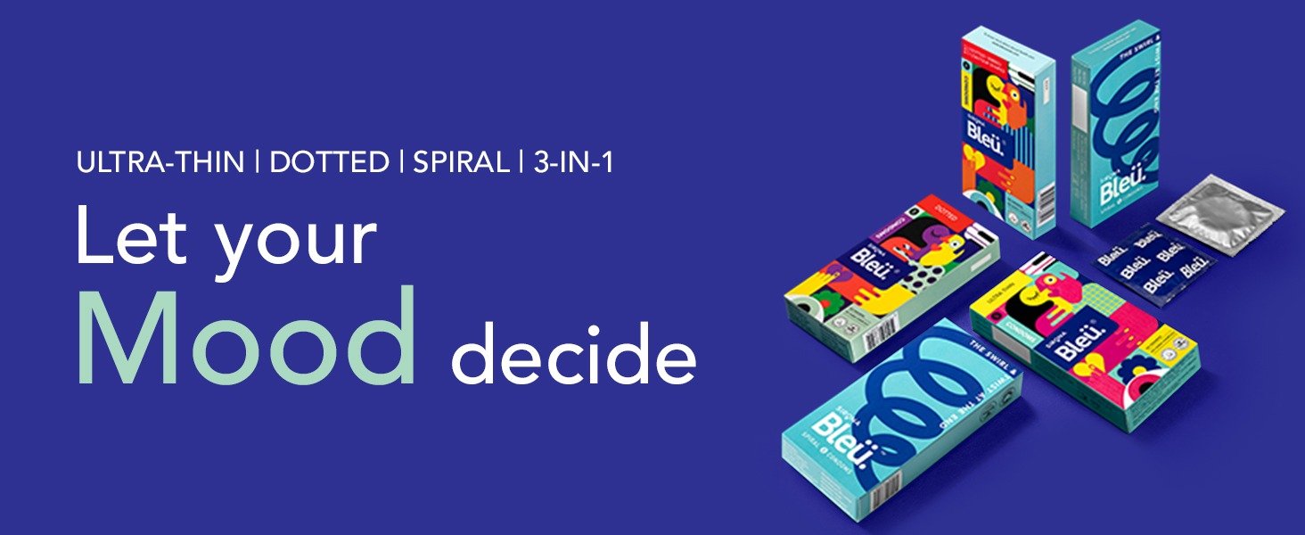 Sirona Bleu 3-In-1 Ribbed & Dotted Condoms with 100% Natural Latex for Extra Sensitive Skin, 8 Count, Pack of 1 Sirona Bleu 3-In-1 Ribbed & Dotted Condoms with 100% Natural Latex for Extra Sensitive Skin, 8 Count, Pack of 1