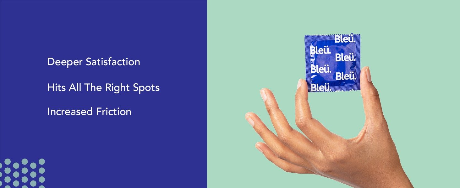 Sirona Bleu Dotted Condoms with 100% Natural Latex for Extra Sensitive Skin, 8 Count, Pack of 1 Sirona Bleu Dotted Condoms with 100% Natural Latex for Extra Sensitive Skin, 8 Count, Pack of 1