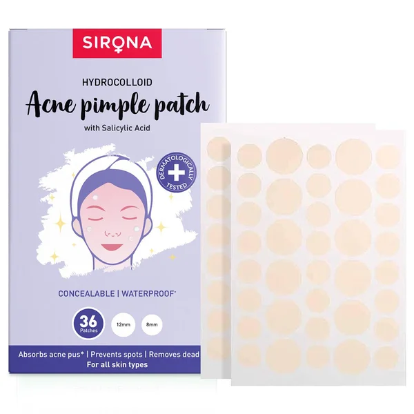 Sirona Acne Pimple Patches, 36 Count