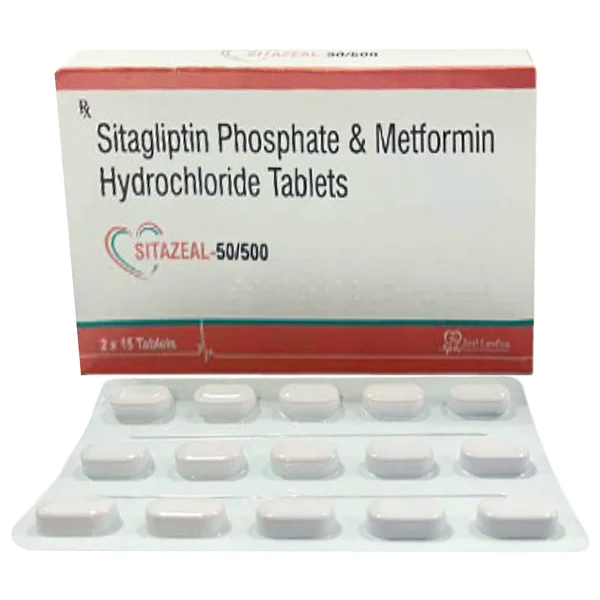 Sitazeal-50/500 Tablet 15's