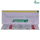 Sizodon 4 Tablet 10's, Pack of 10 TABLETS