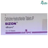 Sizon 10 Tablet 10's, Pack of 10 TABLETS