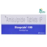 Sizopride-100 Tablet 10's, Pack of 10 TABLETS