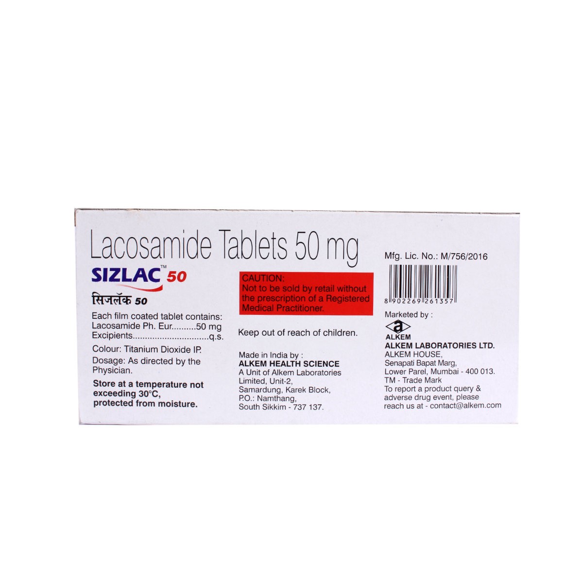 Sizlac 50 mg Tablet 10's, Pack of 10 TABLETS Sizlac 50 mg Tablet 10's, Pack of 10 TABLETS