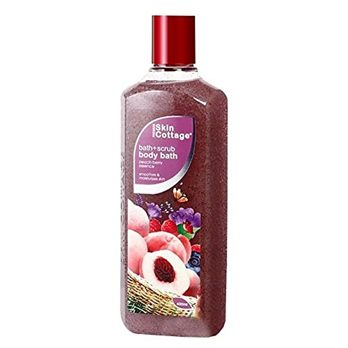 Skin Cottage Peach Bath+Scrub Body Bath, 400 ml, Pack of 1 Skin Cottage Peach Bath+Scrub Body Bath, 400 ml, Pack of 1