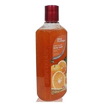 Skin Cottage Orange Bath+Scrub Body Bath, 400 ml, Pack of 1