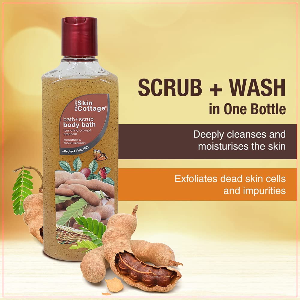 Skin Cottage Orange Bath+Scrub Body Bath, 400 ml, Pack of 1 Skin Cottage Orange Bath+Scrub Body Bath, 400 ml, Pack of 1