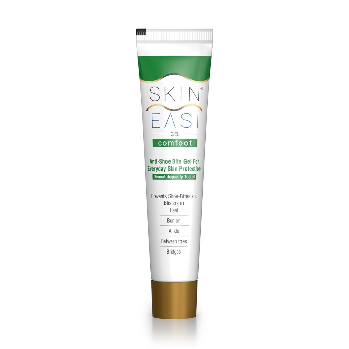 SkinEasi Comfoot Anti Shoe-Bite Gel 20 gm | Prevents Shoe Bites & Blister | Sweat Proof | Water Repellent | Non Greasy | For All Skin Type, Pack of 1 SkinEasi Comfoot Anti Shoe-Bite Gel 20 gm | Prevents Shoe Bites & Blister | Sweat Proof | Water Repellent | Non Greasy | For All Skin Type, Pack of 1