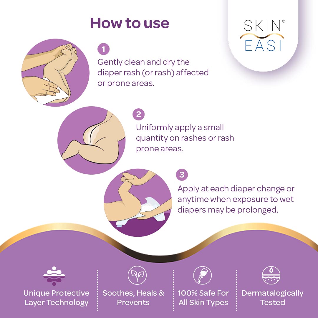 SkinEasi Baby Diaper Rash Gel, 25 gm, Pack of 1 SkinEasi Baby Diaper Rash Gel, 25 gm, Pack of 1