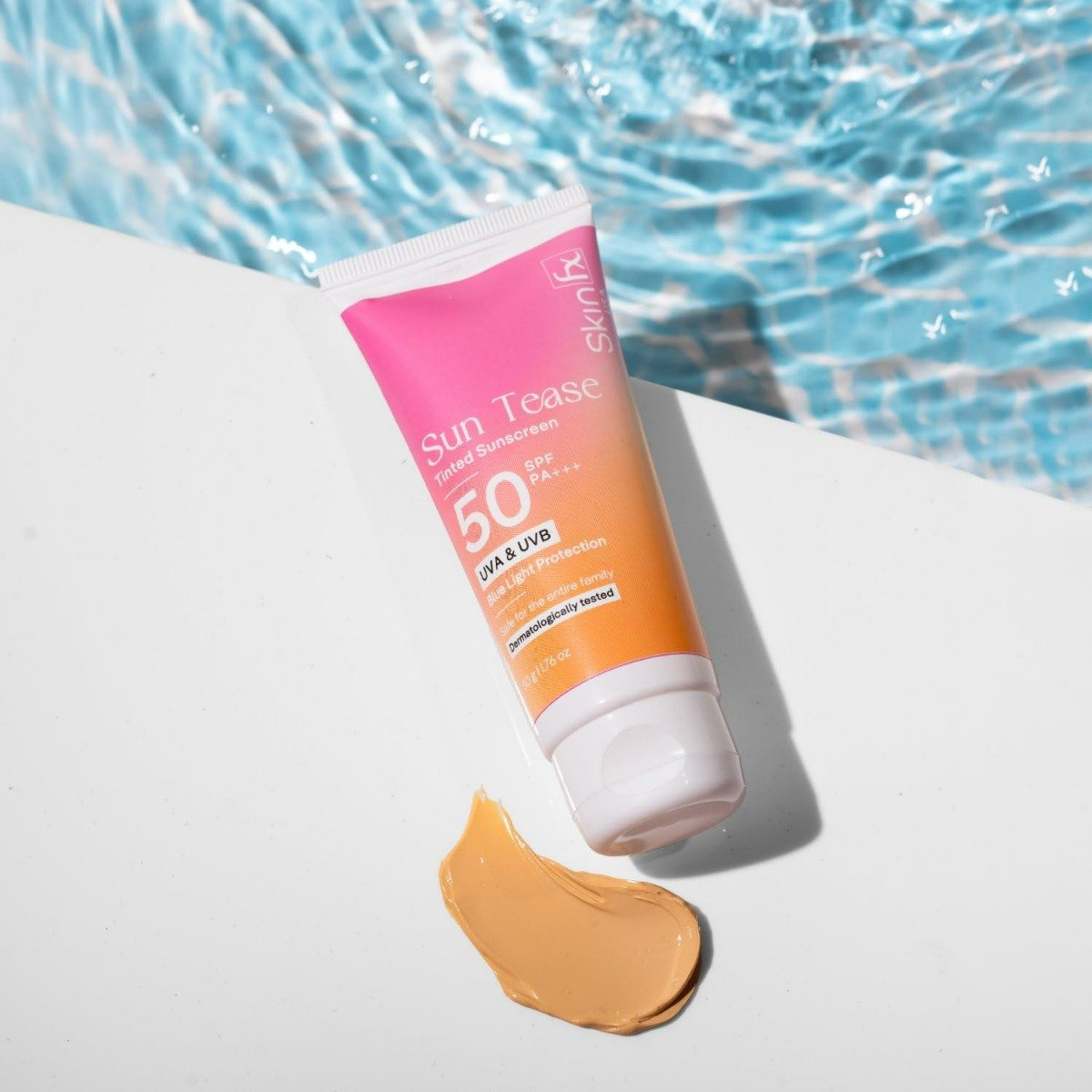 Skinfx Sun Tease Matte SPF 50 PA +++ Tinted Sunscreen, 50 gm, Pack of 1 Skinfx Sun Tease Matte SPF 50 PA +++ Tinted Sunscreen, 50 gm, Pack of 1