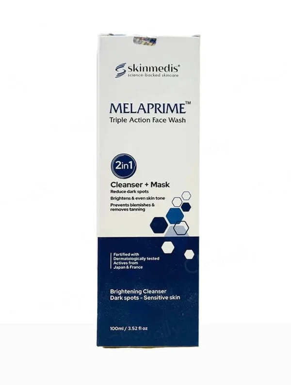 Skinmedis Melaprime Triple Action Face Wash, 100 ml