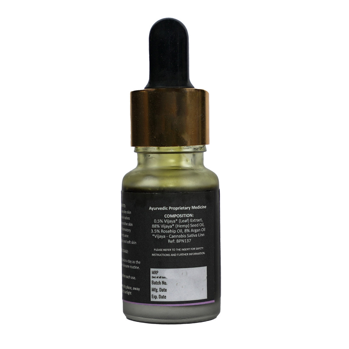 Cannabliss Skin Care Oil, 10 ml, Pack of 1 Cannabliss Skin Care Oil, 10 ml, Pack of 1